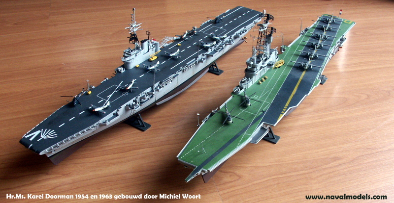 Frustratie Gebruikelijk semester Vliegdekschip - Karel Doorman 1963 - Naval Models